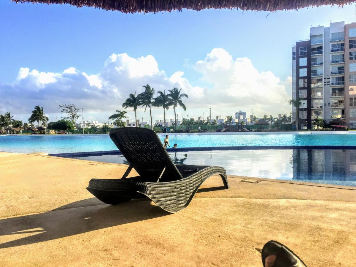 Escape Al Caribe Con Una Vista Impresionante En Pilarita'S Dream Lagoons Cancún Exterior foto
