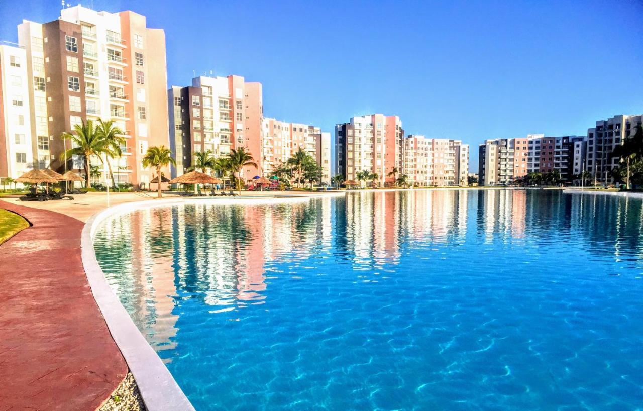 Escape Al Caribe Con Una Vista Impresionante En Pilarita'S Dream Lagoons Cancún Exterior foto