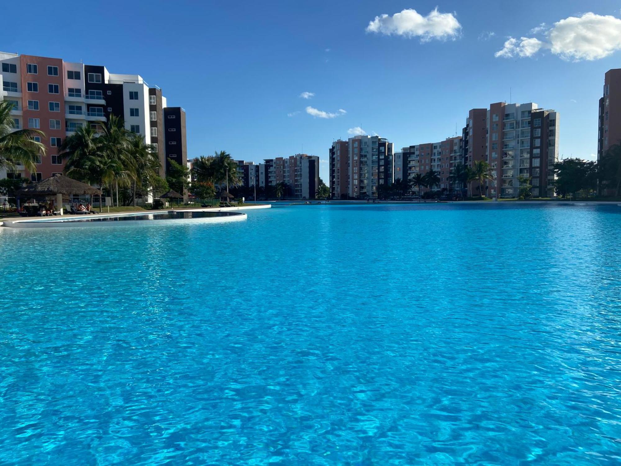 Escape Al Caribe Con Una Vista Impresionante En Pilarita'S Dream Lagoons Cancún Exterior foto